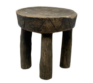 Vintage African Footed Stool